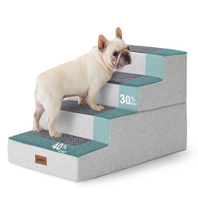 ZOMISIA Dog Steps for Couch - Extra Wide Pet Stairs for Small Dogs and Cats, Dog Steps with Non-Slip Bottom