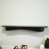 VIP Metal 36 in. Black Wall Mounted Shelf - 4 of 4