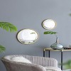 GlasFlength Decorative Wall Mirrors Circle Accent Mirror Wall Mirror Antique Classic Mirror Decorative Mirror for Living Room, Gold, 15"*1.2"*15" - 2 of 4