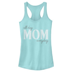 Juniors Womens Lost Gods Mom Everyday Racerback Tank Top - 1 of 4