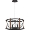 Quoizel Lighting Baron 6 - Light Pendant in  Marcado Black - 3 of 3