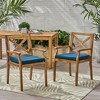 VASIP Dining Chair with 2 Cushions and Rust-Resistant Iron Frame for Backyard, Poolside, Garden for Backyard, Poolside, and Garden - 2 of 4
