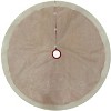 Kurt Adler 48" Red and White Applique Santa Tree Skirt - 3 of 4