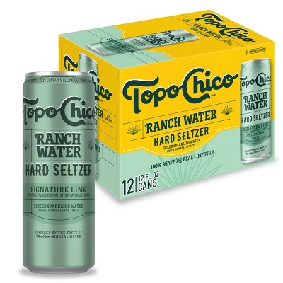 Topo Chico Ranch Water Hard Seltzer - 12pk/12 Fl Oz Cans : Target