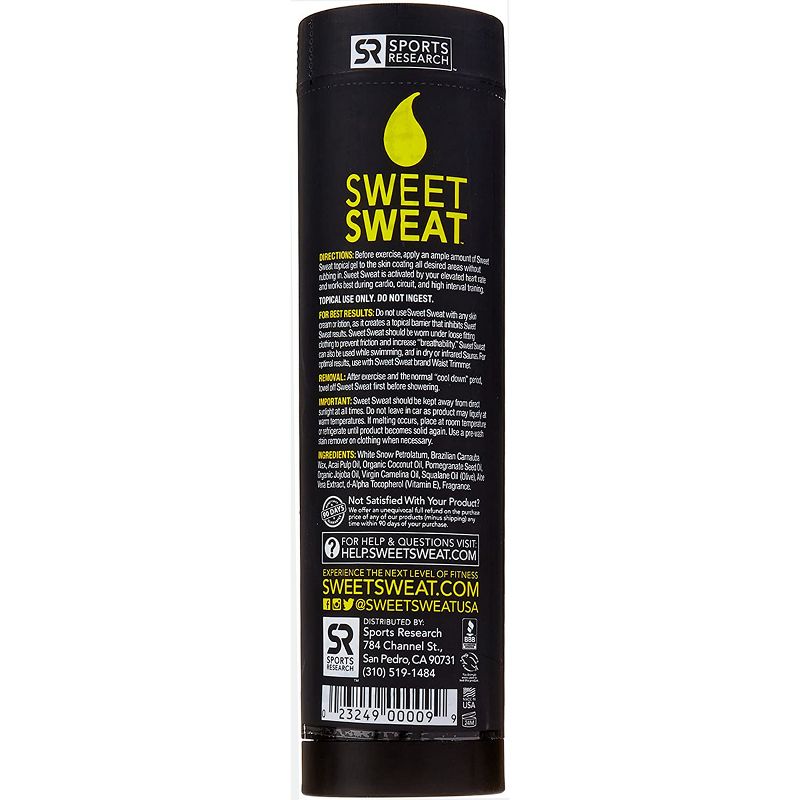 Sports Research 6.4 oz Sweet Sweat Workout Enhancer Gel Stick, 2 of 6