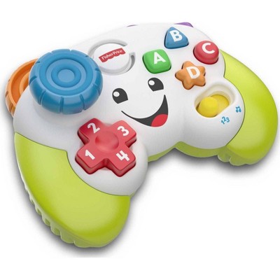 Fisher-Price Laugh & Learn Controller Gioca & Impara Ridi & Impara -  Edizione multilingue, Joystick Giocattolo Musicale per l'Infanzia con Luci  e Contenuti Educativi, Giocattolo per Bambini 6+ Anni