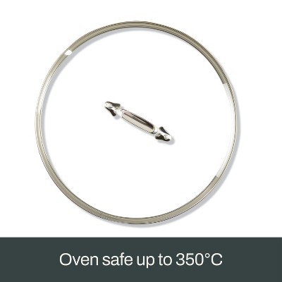 All-Clad 10" and 12" Glass Lid Set with Stainless Steel Handles