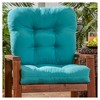 Kensington Garden 21"x21" Outdoor Seat and Back Chair Cushion - 2 of 4