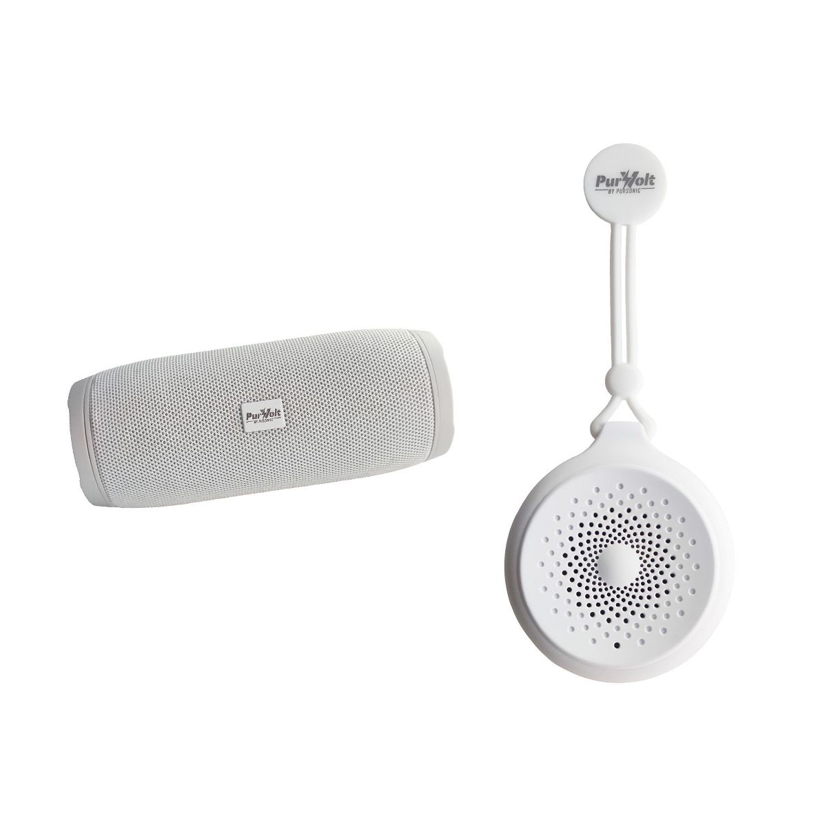 Pursonic Peak Wireless Speaker & Pursonic Waterproof Wireless Speaker Bundle – 360° Hi-Res Sound Anywhere, Anytime