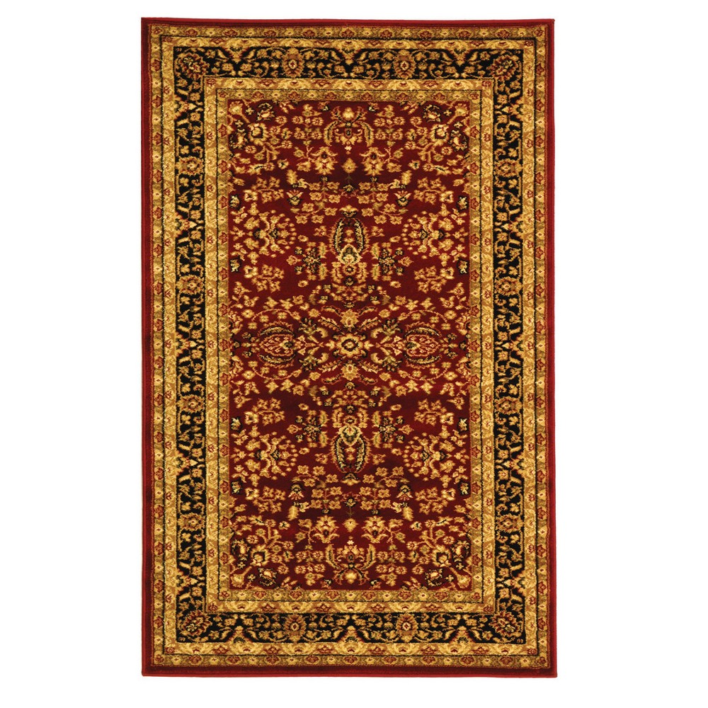 Light Off-White Floral Loomed Area Rug 4'x6' - Safavieh