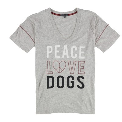 P.J. Salvage Womens Peace Love Dogs Pajama Sleep T-shirt