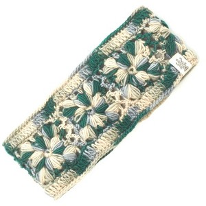 Flower Crochet Headband- MULTI's_ Nirvanna Designs - 1 of 4