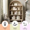 Buzz & Bloom Wood Open Bookshelf with Covered Rounded Top, 4 Shelves, and Cylindrical Legs - 3 of 4