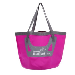 Unique Bargains Outdoor Camping Fishing Portable Water Storage Collapsible Bucket 5.3 Gallon 20L - 1 of 4