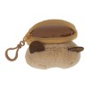 Unique Bargains Round Coin Purse Wallet Brown 1 Pc - 4 of 4