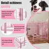 Dog Playpen 32 Inch 8 Panels, Heavy Duty Metal Pet Playpen Indoor Outdoor Exercise Pen with Doors for Large Medium Small Dogs Indoor Outdoor - 2 of 4