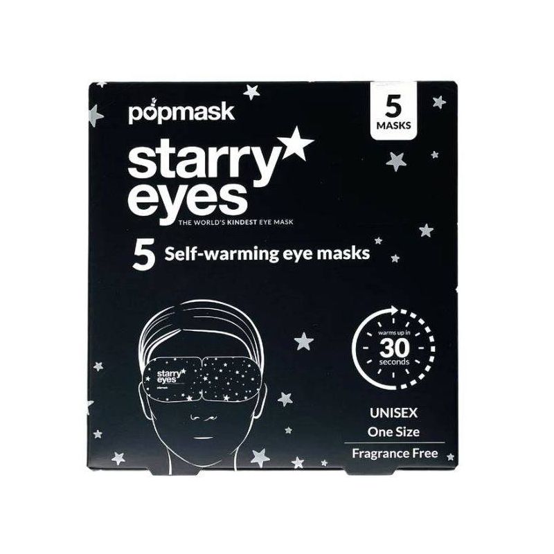 Popmask Starry Eyes Self-Heating Eye Mask - 5ct, 1 of 9