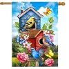 Briarwood Lane Spring House Flag 40x28 For Outdoor Floral Birdhouses For Spring House Flag - 2 of 4