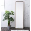 Elegant Lighting Soft corner metal rectangular mirror 18x60 inch in Brass - 2 of 4