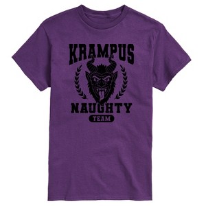 Men's - Instant Message - Krampus Naughty Team Short Sleeve Graphic T-Shirt - 1 of 4