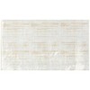Cozy Living Doormat – Golden Threads Design, 21" x 33", Woven Gold Accent on Soft-Touch Fabric with Non-Slip Backing for Entryways - 2 of 3