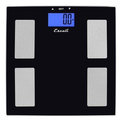 Goal Tracking Body Composition Bath Scale Black- Escali