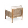 PAGED Outdoor Dining Chairs Modern Outdoor Patio Chairs with Wood Frame, Cushions for Garden, Balcony - 3 of 4