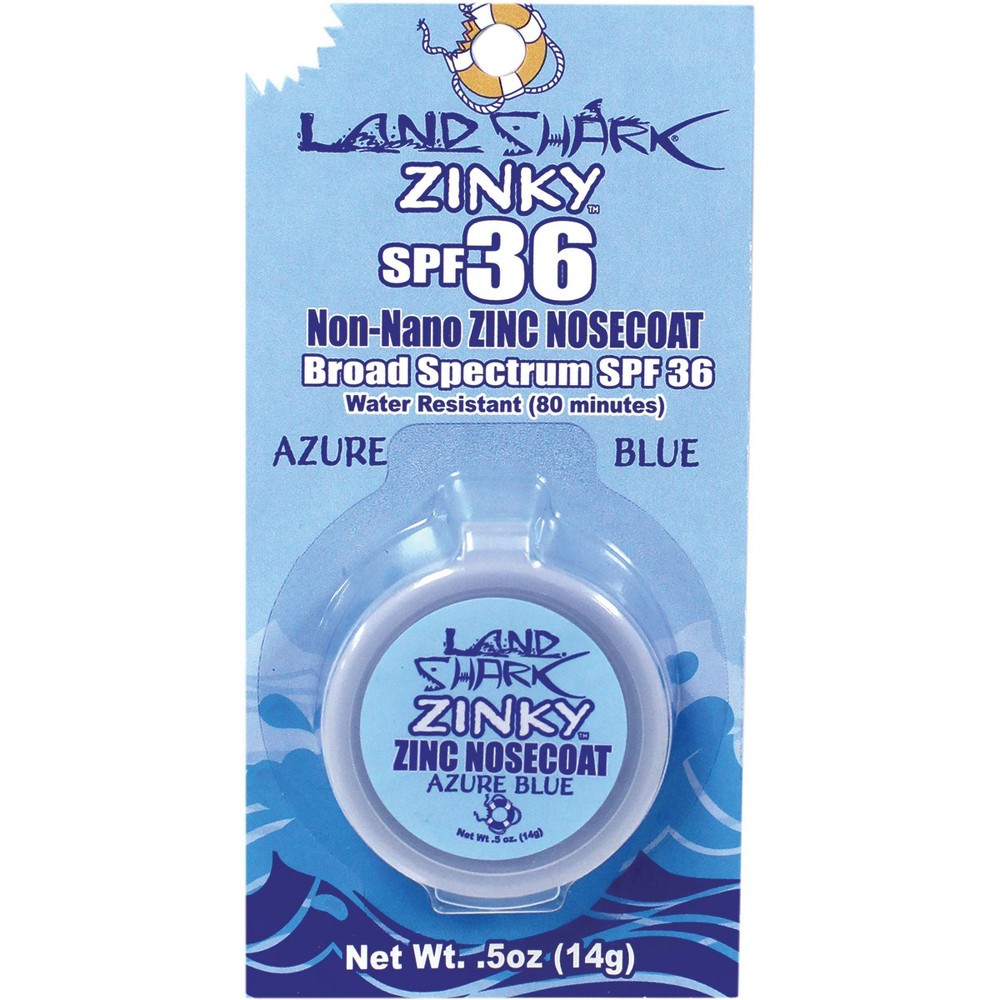 Photos - Sun Skin Care Land Shark Reed Safe Zinky Nose Coat Sunscreen - Blue - SPF 36 - 0.5oz