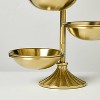 Brass Finish Tiered Snack Serving Bowls - Hearth & Hand™ with Magnolia - 3 of 3