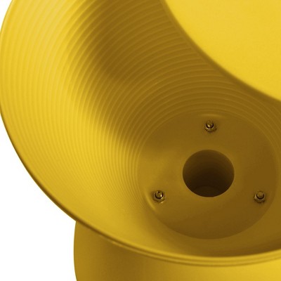 Yellow Modern Round Plastic Side Table