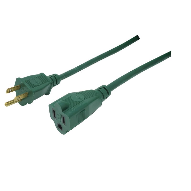 Woods 20&#39; Extension Cord Green, 3 of 4