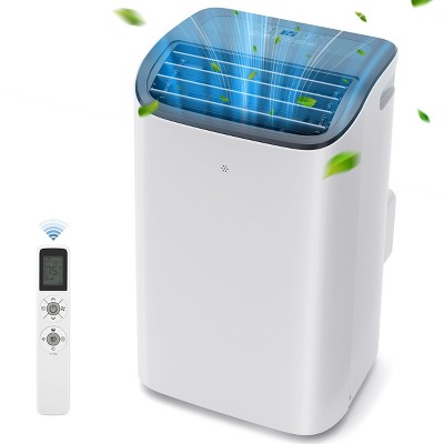 EUHOMY Portable Air Conditioner 12,000 BTU, Cools up to 550 Sq.Ft., 4-in-1 Room AC Unit, Cool Sleep Dehumidifier & Fan Modes, 46dB, 24H Timer