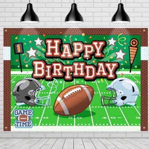Treasures Gifted Football Birthday Party Supplies - Backdrop - 1 of 1