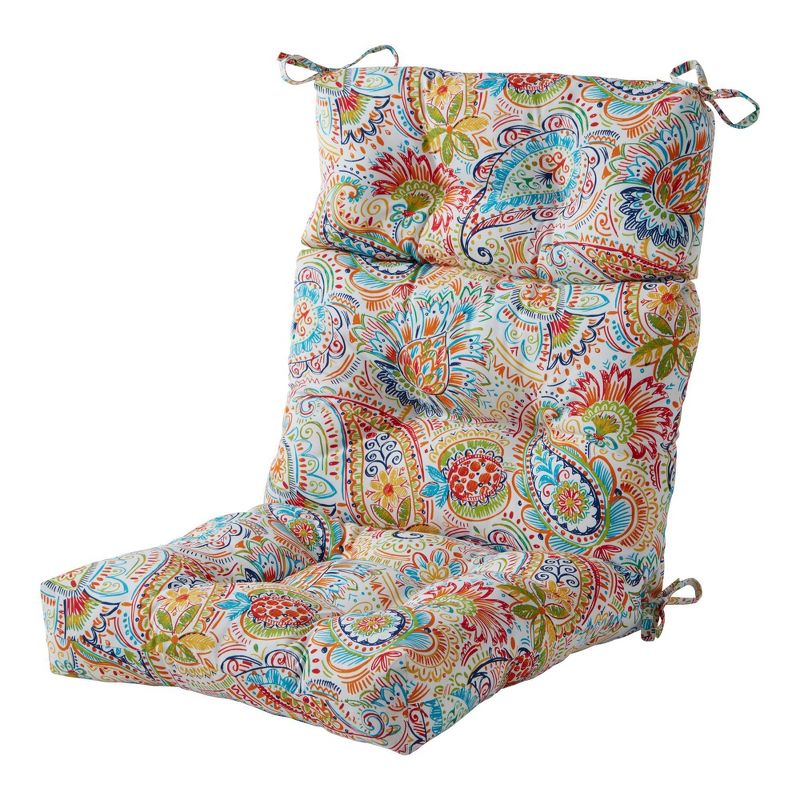 Kensington Garden 24"x22" Outdoor High Back Chair Cushion, 1 of 9