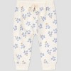 Carter's Just One You® Baby Girls' 4pc Floral Top & Jogger Pants Set - Blue - 2 of 4
