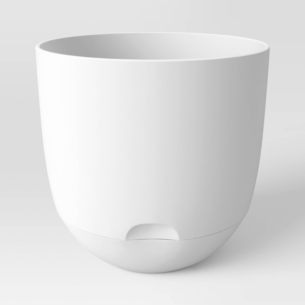 16" Wide Self-Watering Indoor Outdoor Planter Pots White - Room Essentials™