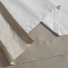 Grungis 50x84 Inch Polyester Twist Tab Lined Blackout Curtain Panels,Faux Silk Sheen Base Face Fabric Curtain for Living Room,Bedroom - 3 of 4