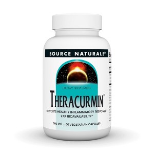 Theracurmin 600mg by Source Naturals, Inc.  -  60 VegCap - 1 of 3