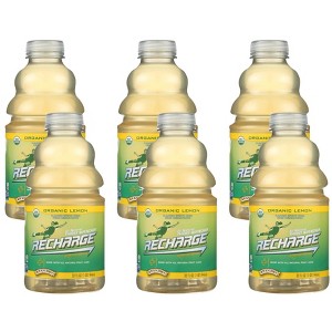 R.W. Knudsen All Natural Organic Lemon Recharge Sports Drink - Case of 6/32 oz - 1 of 4