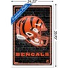 Trends International NFL Cincinnati Bengals - Neon Helmet 23 Framed Wall Poster Prints - 3 of 4