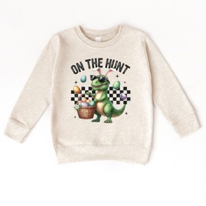 The Juniper Shop On The Hunt Dino Toddler Sweatshirt - 1 of 4