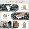 Modern Washable Area Rug for Living Room, Soft Floor Rug with Non Slip Backing, Low Pile Stain Resistant Indoor Carpet for Home Office - 4 of 4