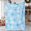 Lomsoe Christmas Throw Blanket Christmas Reindeer Blanket Ultra Soft Flannel Blankets Winter Warm Bed Blankets Xmas Holiday Decor. - 3 of 4