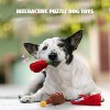 Nocciola 6-in-1  Little Red Riding Hood Plush Dog Toys, Funny Fairy tale Puzzle Toy, Stuffed Crinkle Squeaky Enrichment Toy for Dog, Christmas Gift - 4 of 4