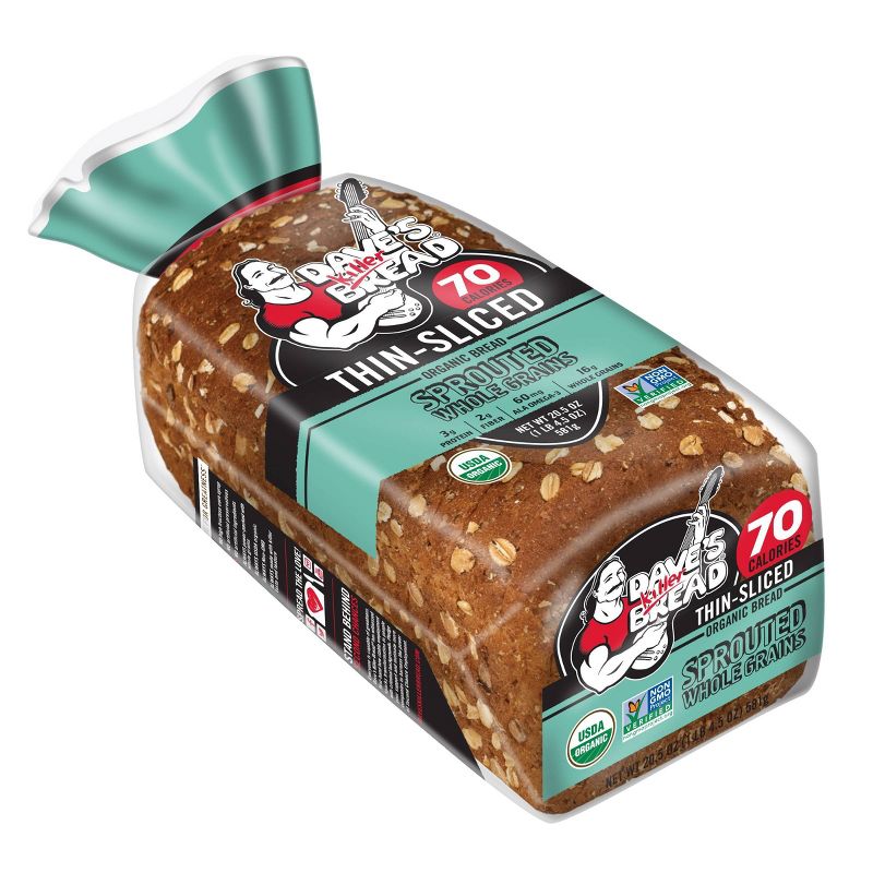 Dave&#39;s Killer Bread Sprouted Whole Grains Thin Sliced Bread - 20.5oz, 2 of 14