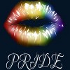 Adult Design By Humans Artistic Pride Rainbow Lips By DaniSpolez Tank Top - 2 of 2