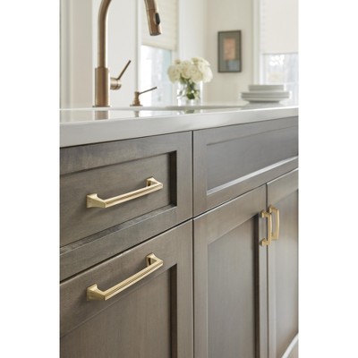 Champagne Bronze 3-3/4" Modern Cabinet Bar Pull