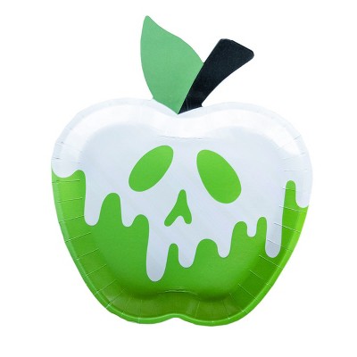 Jollity & Co. - Poison Apple Dessert Plates - Pack of 8 Paper Plates