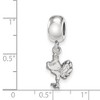 Black Bow Jewelry Sterling Silver Virginia Tech Hokies NCAA Bead Charm - 3 of 4
