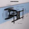 Promounts Full Motion TV Wall Mount for TVs 42" - 82" Up to 100 lbs - 2 of 4